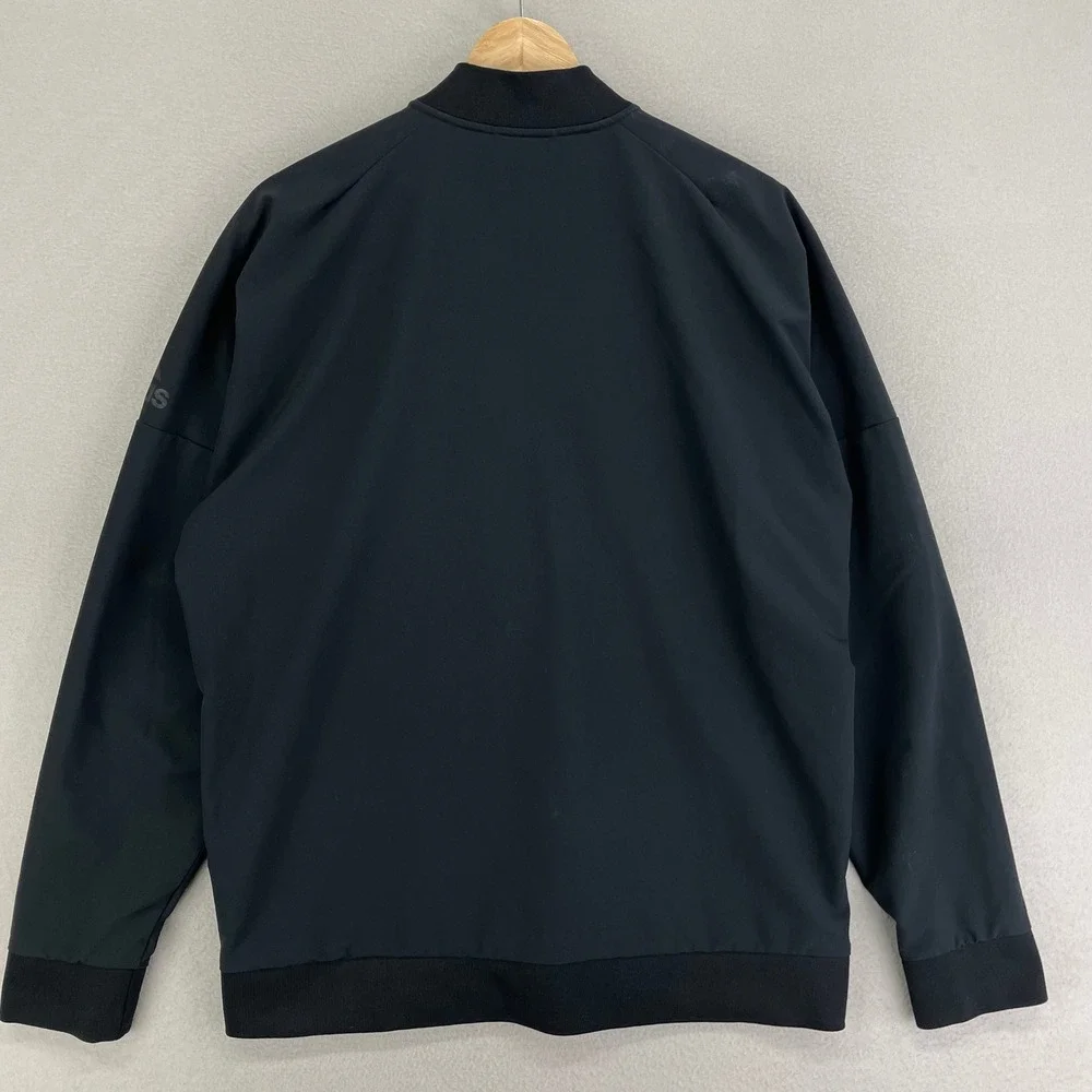 adidas ZNE Bomber‎ Jacket Mens Medium Black Performance Tech Water Repellant